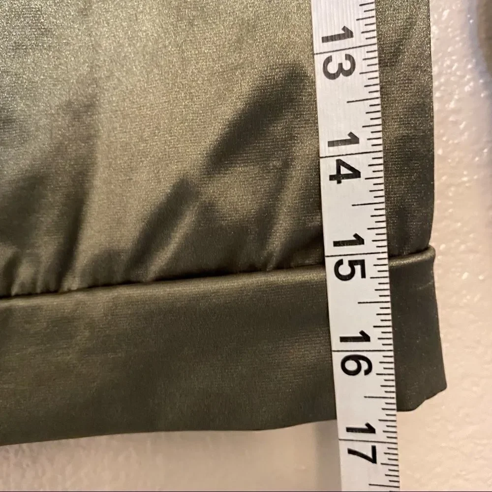 WEISSMAN Dance hip hop Costume ARMED FORCES 10511 Green sequin jacket-LC